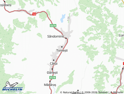 Mappa MICHELIN Tomești - ViaMichelin