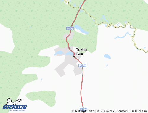 MICHELIN-Landkarte Tuzha - ViaMichelin