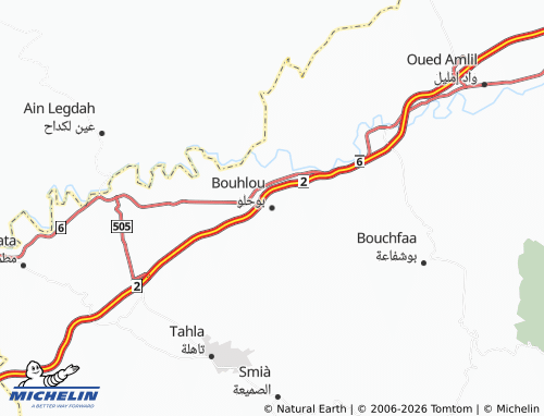 Mappa MICHELIN Bouhlou - ViaMichelin