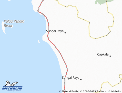 MICHELIN Sungai Keran map - ViaMichelin