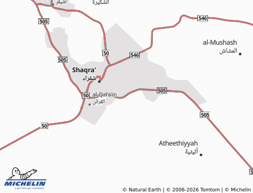 MICHELIN-Landkarte al-Nakheel - ViaMichelin