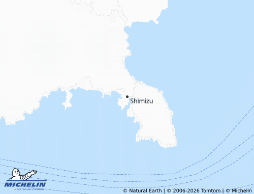 MICHELIN Shimizu map - ViaMichelin