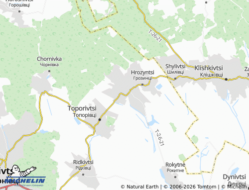 Mappa MICHELIN Kolinkivtsi - ViaMichelin