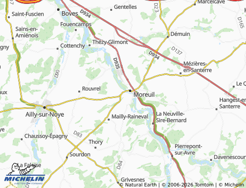 MICHELIN Morisel map - ViaMichelin