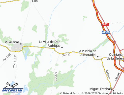 MICHELIN La Villa de Don Fadrique map - ViaMichelin
