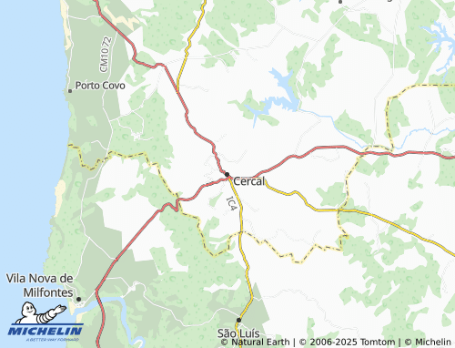 MICHELIN Cercal map - ViaMichelin