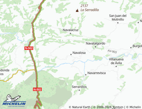 Mappa MICHELIN Navalosa - ViaMichelin