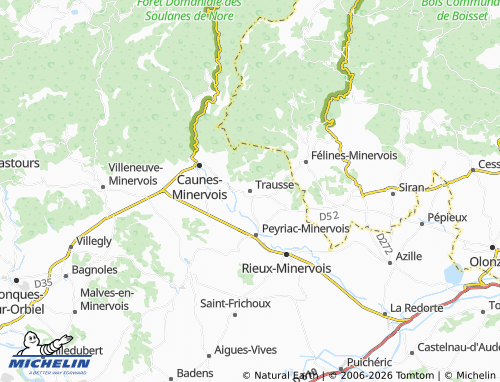 MICHELIN Trausse map - ViaMichelin