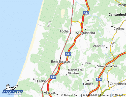 Carte MICHELIN Pedros - ViaMichelin