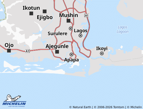 Mappa MICHELIN Apapa - ViaMichelin