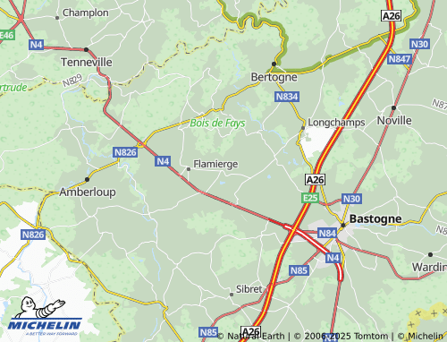 MICHELIN Flamisoul map - ViaMichelin