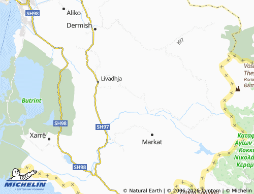 MICHELIN Komat map - ViaMichelin