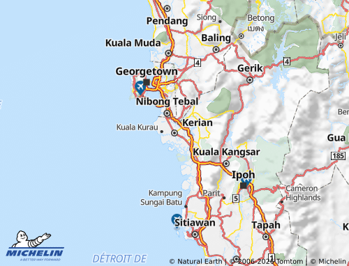 Carte MICHELIN Kerian - ViaMichelin