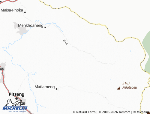 Mappa MICHELIN Makanyaneng Ha Khojane - ViaMichelin