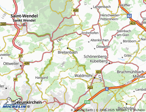 MICHELIN Bambergerhof map - ViaMichelin