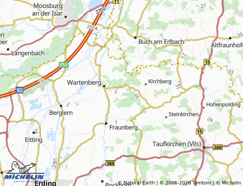 MICHELIN Auerbach map - ViaMichelin