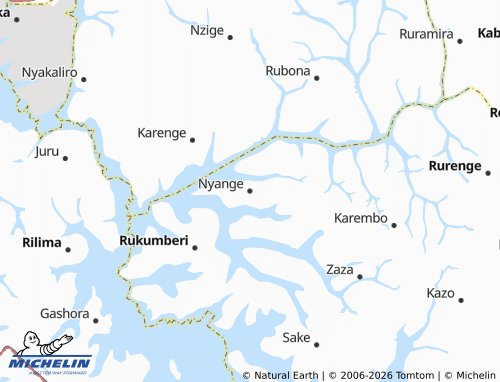 MICHELIN-Landkarte Nyange - ViaMichelin