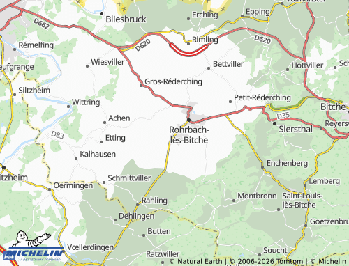 Mappa MICHELIN Bining - ViaMichelin