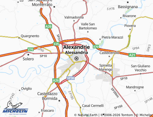 Carte MICHELIN Alexandrie - ViaMichelin