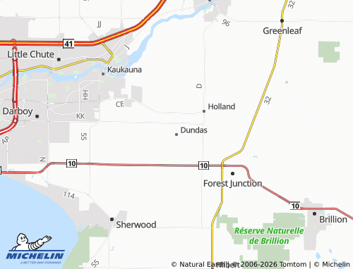Mapa MICHELIN Dundas - ViaMichelin