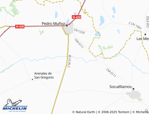 MICHELIN Ermita de San Miguel map - ViaMichelin