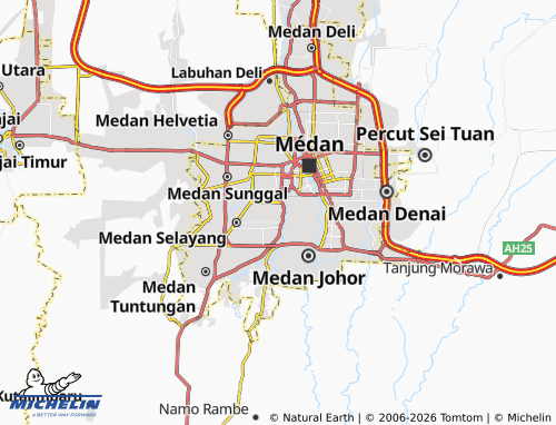 Mapa MICHELIN Padang Bulan - ViaMichelin