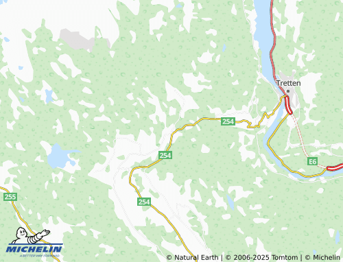 MICHELIN Svingvoll map - ViaMichelin