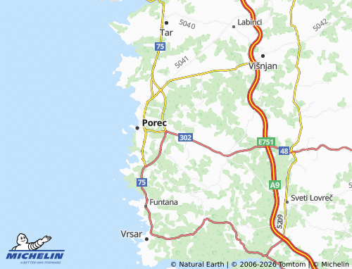 MICHELIN Varvari map - ViaMichelin