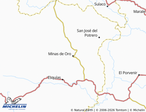 Mapa MICHELIN Minas de Oro - ViaMichelin