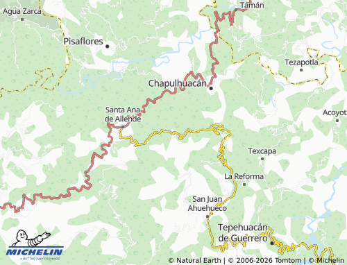 Carte MICHELIN San Rafael - ViaMichelin