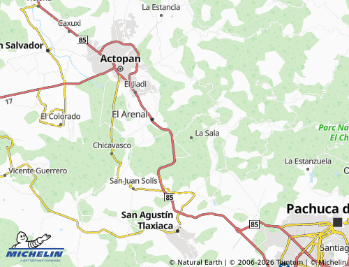 Mappa MICHELIN San José Tepenene Centro - ViaMichelin