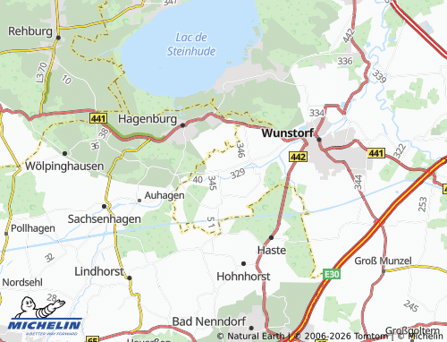MICHELIN Mesmerode map - ViaMichelin