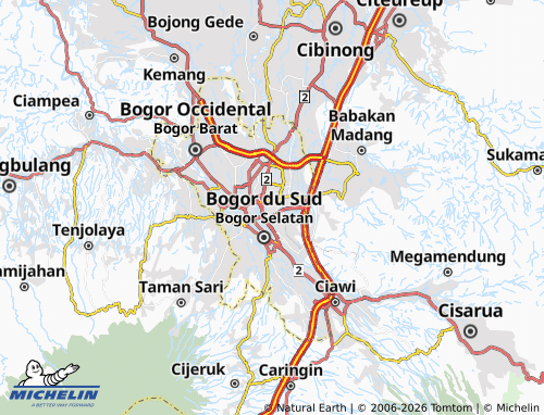 MICHELIN Tegal Lega map - ViaMichelin