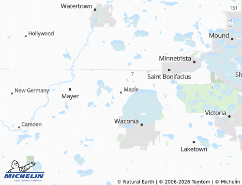 Carte MICHELIN Maple - ViaMichelin