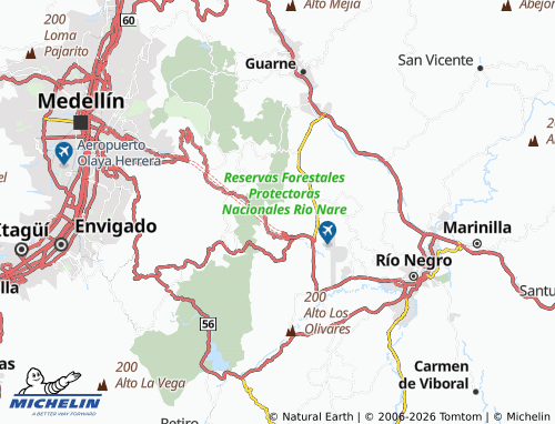 Carte MICHELIN La Quiebra - ViaMichelin