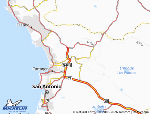 Mappa MICHELIN Lo Abarca - ViaMichelin