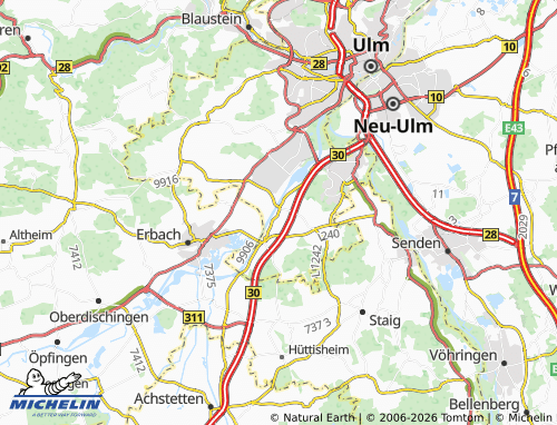 Mapa MICHELIN Gögglingen - ViaMichelin