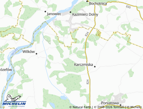 MICHELIN-Landkarte Rogów - ViaMichelin