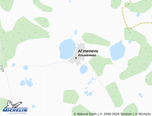 MICHELIN-Landkarte Al'menevo - ViaMichelin