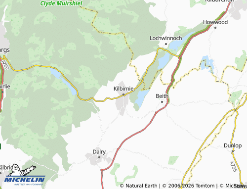 MICHELIN Kilbirnie map - ViaMichelin