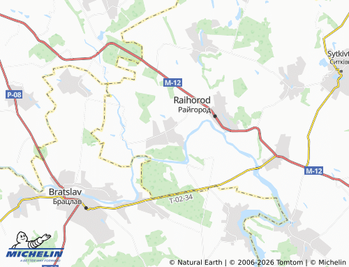 Mapa MICHELIN Samchyntsi - ViaMichelin
