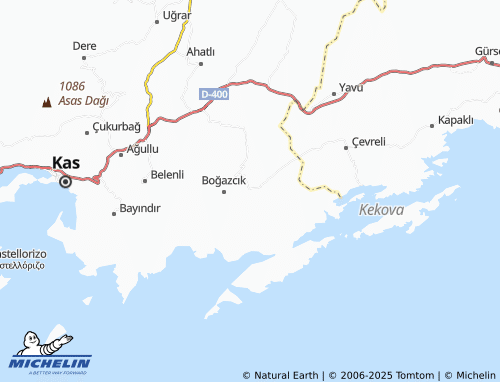 MICHELIN Sahilkılınçlı map - ViaMichelin