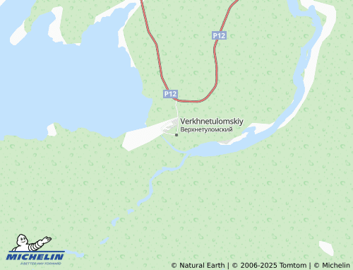 MICHELIN-Landkarte Verkhnetulomskiy - ViaMichelin