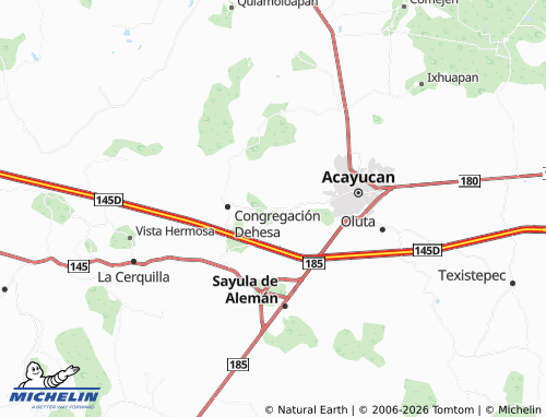 Mapa MICHELIN Congregación Hidalgo - ViaMichelin