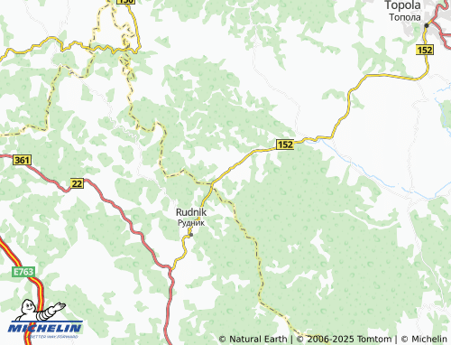Mapa MICHELIN Guriševci - ViaMichelin