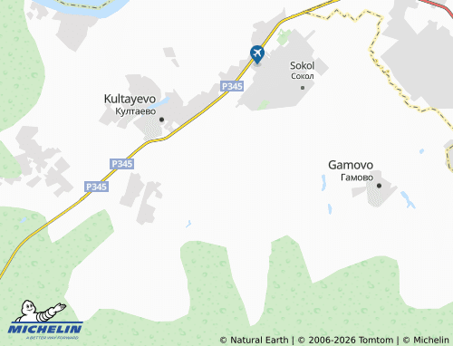 MICHELIN-Landkarte Boldino - ViaMichelin