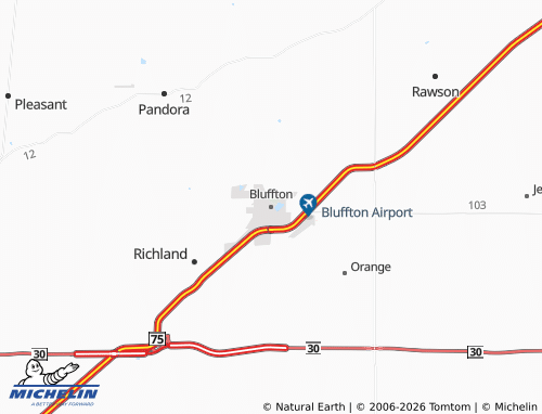 Mapa MICHELIN Bluffton - ViaMichelin