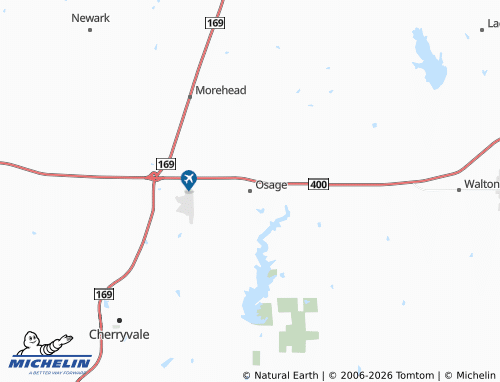 Mappa MICHELIN Osage - ViaMichelin