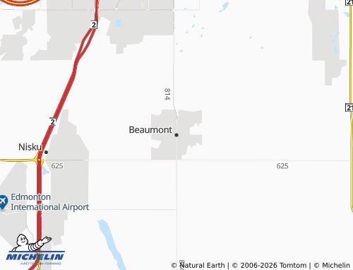 MICHELIN Beaumont map - ViaMichelin