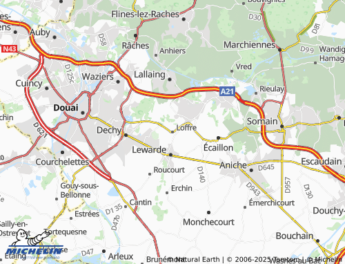 Mapa MICHELIN Loffre - ViaMichelin